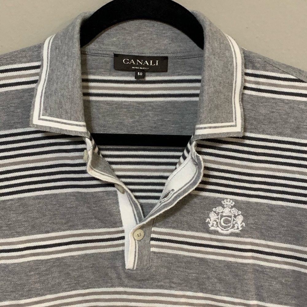 Canali Polo 100% Cotton Men’s Size US Medium ITL50